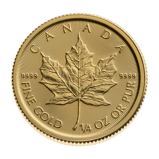 2022 Canada $10 1/4oz. 9999 Gold Maple Leaf (TAX Exempt)