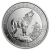 2015 Canada $2 Grey Wolf 3/4oz .9999 Silver Coin (No Tax) Hairline Scr