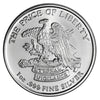 Don't Tread on Me 1754 1oz .999 Silver Coin (No Tax) Hairline Scratch