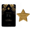 Merry Christmas Star 1g .9999 Fine Gold in Assay (No Tax) Hairline Scr on Seal