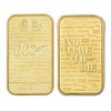 2020 GB James Bond 007 1oz Gold Bar (No Tax) Scr on Card - NO CREDIT CARDS or PAYPAL