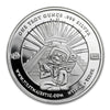 Random Date First Majestic (El Castillo Pyramid) 1oz Silver Round (No Tax) Lightly Toned
