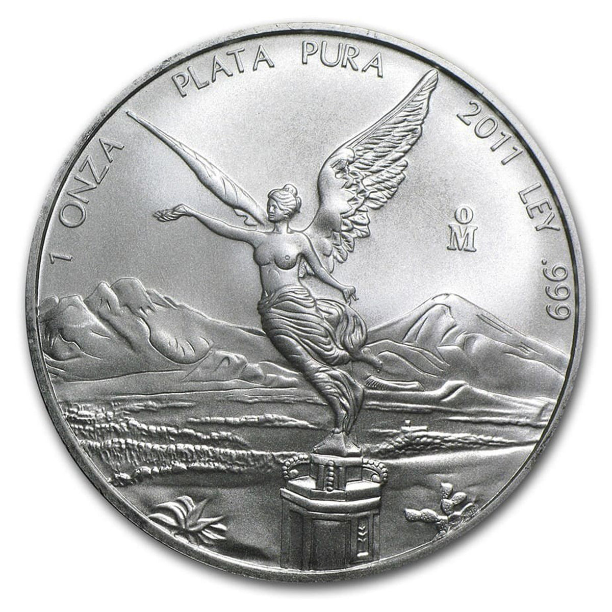 2011 Mexico Libertad 1oz .999 Silver (No Tax) May be lightly toned