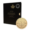 2026 Canada 25 x 1g Gold Maple Leaf Maplegram Sheet (25g) - No Credit Cards or PayPal (No Tax)