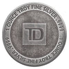 TD Bank / Scottsdale Mint Golf Ball Marker 1oz Silver Round (No Tax)