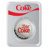 Coca-Cola® Colourized Diet Coke 1oz Silver Round in Card (No Tax) Minor Spots