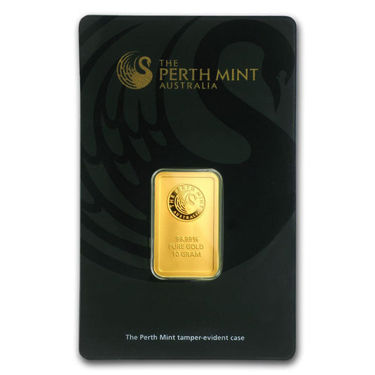 Perth Mint 10g .999 Gold Bar in Original Package (No Tax)