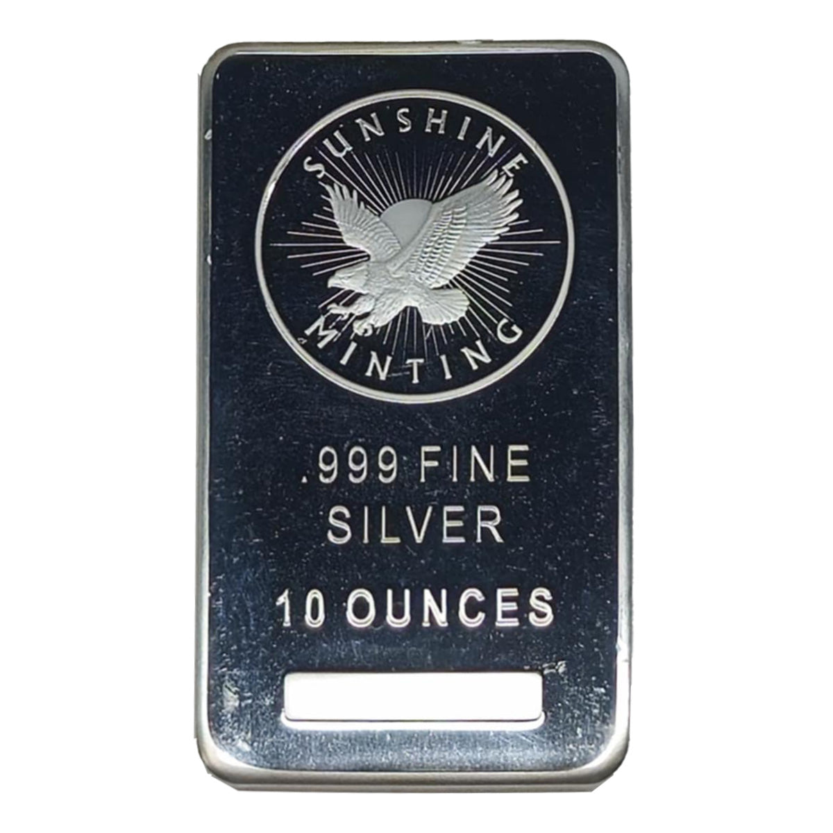 Sunshine Mint 10oz. Fine Silver Bar (No Tax) - Unsealed/Flaws