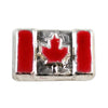 Beaver Bullion Red Coloured Canada Flag 1oz. .999 Fine Silver Bar (No Tax)
