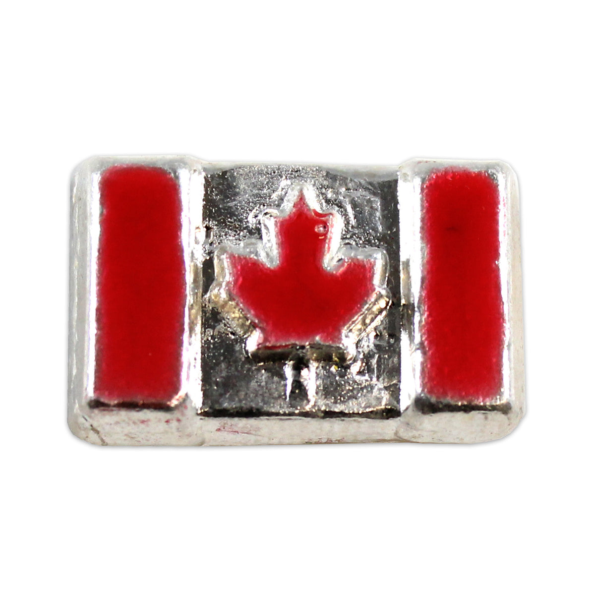 Beaver Bullion Red Coloured Canada Flag 1oz. .999 Fine Silver Bar (No Tax)