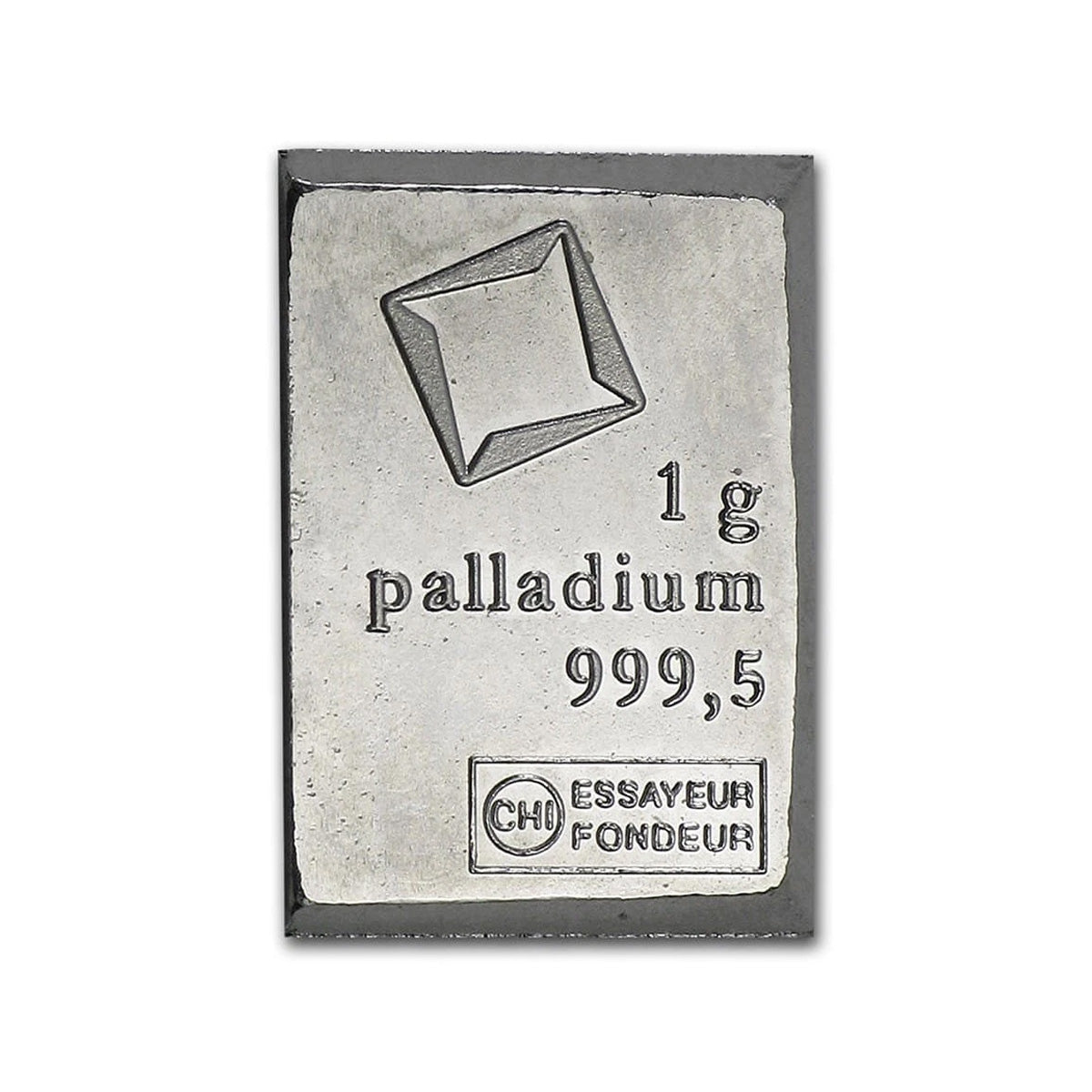 PALLADIUM 1 Gram Valcambi Suisse 999.5 Fine Bar (No Tax)