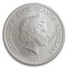 2017 $5 Coloured Upper Deck: Jonathan Toews 1oz. Silver (No Tax) Capsule Scuff/Light Toning