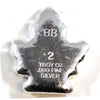 Beaver Bullion Maple Leaf 2oz Silver (No Tax) May be Lightly toned