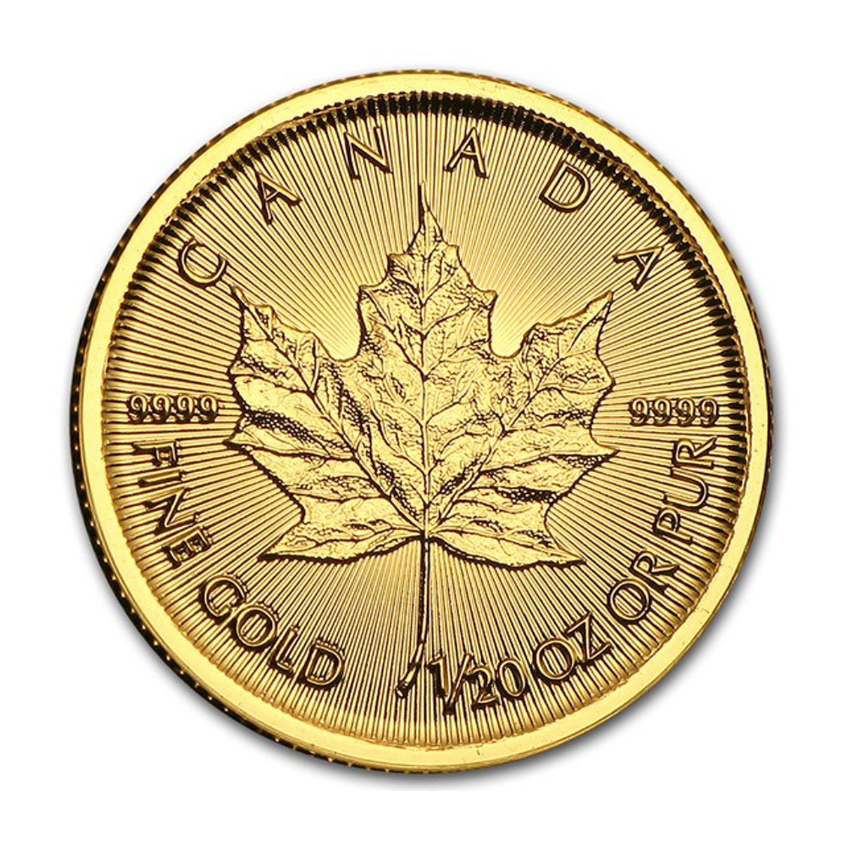 2015 Canada 1/20oz $1 .9999 Gold Maple Leaf (No Tax)