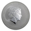2012 Australia $10 Year of the Dragon 10oz Silver (No tax) Hairline Scr on Capsule