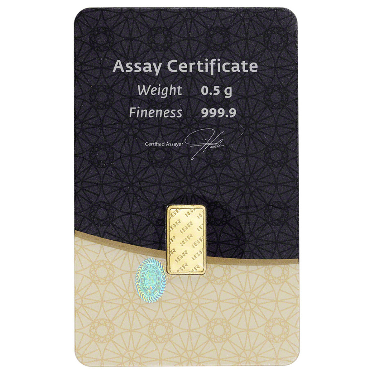 Istanbul Gold Refinery (IGR) 0.5g .999 Gold Bar (No Tax) See Descrp.
