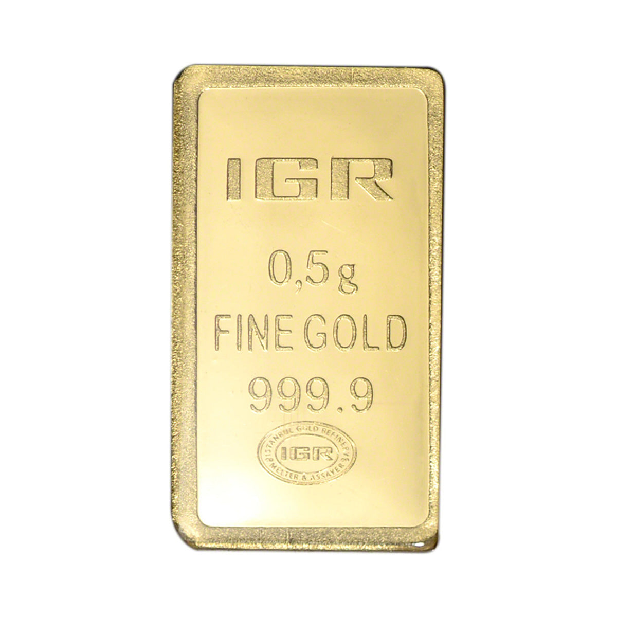 Istanbul Gold Refinery (IGR) 0.5g .999 Gold Bar (No Tax) See Descrp.