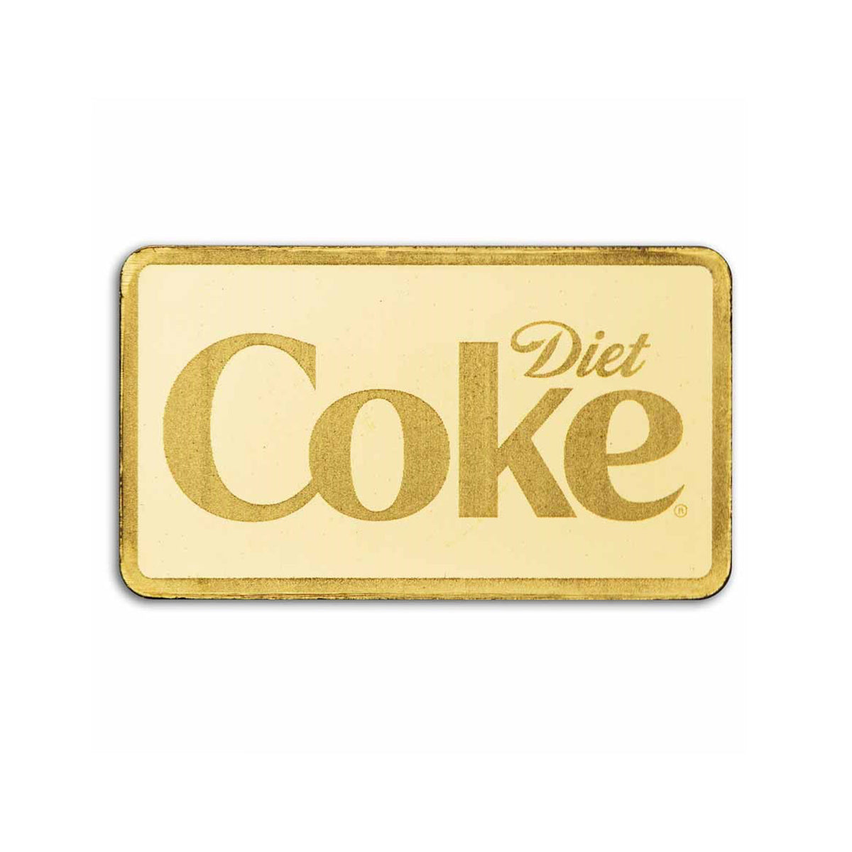 Coca-Cola® Diet Coke 1 gram .9999 Gold Bar in Card (No Tax)