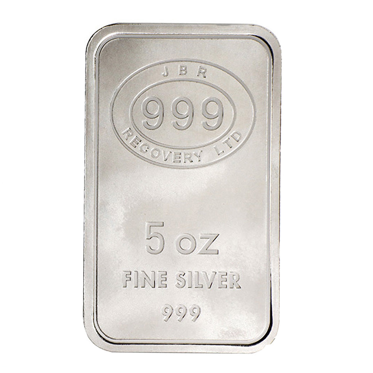 JBR 5oz .999 Fine Silver Bar (No Tax)