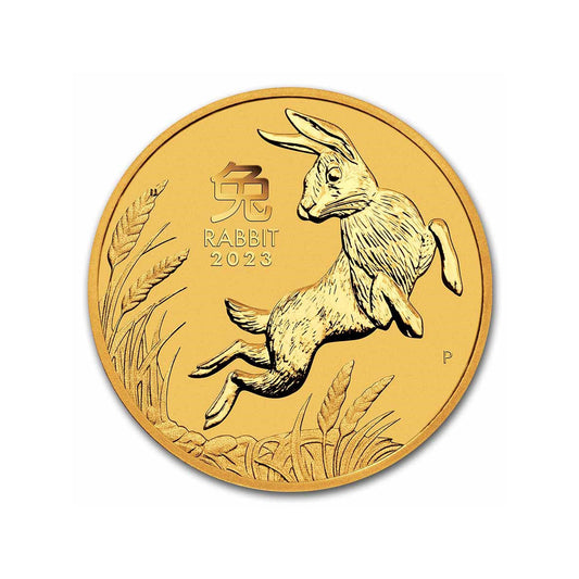 2023 Australia $5 Year of the Rabbit 1/20oz .9999 Gold (No Tax)