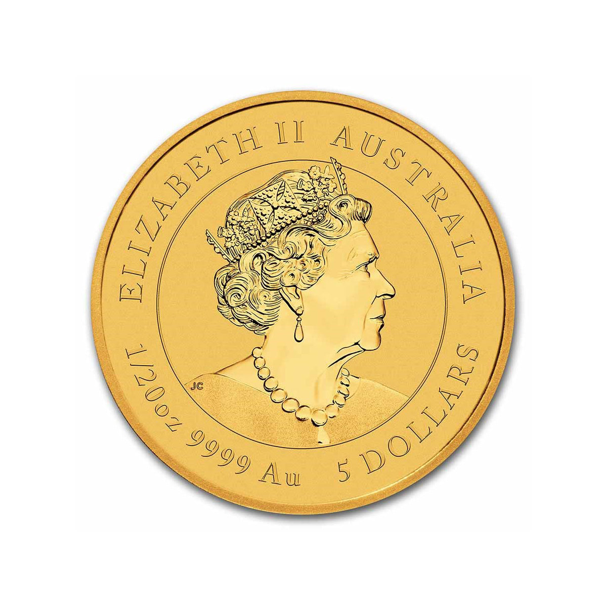 2023 Australia $5 Year of the Rabbit 1/20oz .9999 Gold (No Tax)