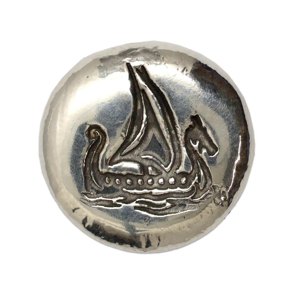 RSSC 1/2oz Viking .999 Fine Silver Round (No Tax) Rubbing