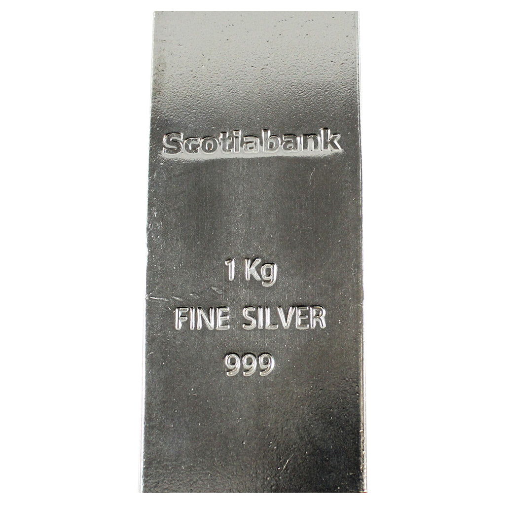Scotiabank KILO (1000g) .999 Silver Bar (No Tax) Flaws - No CREDIT CARD OR PAYPAL.