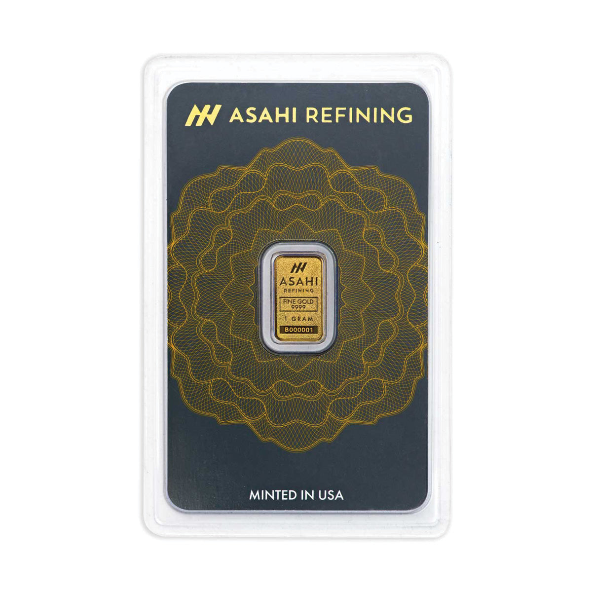 Asahi Refining 1g .9999 Fine Gold Bar (No Tax)