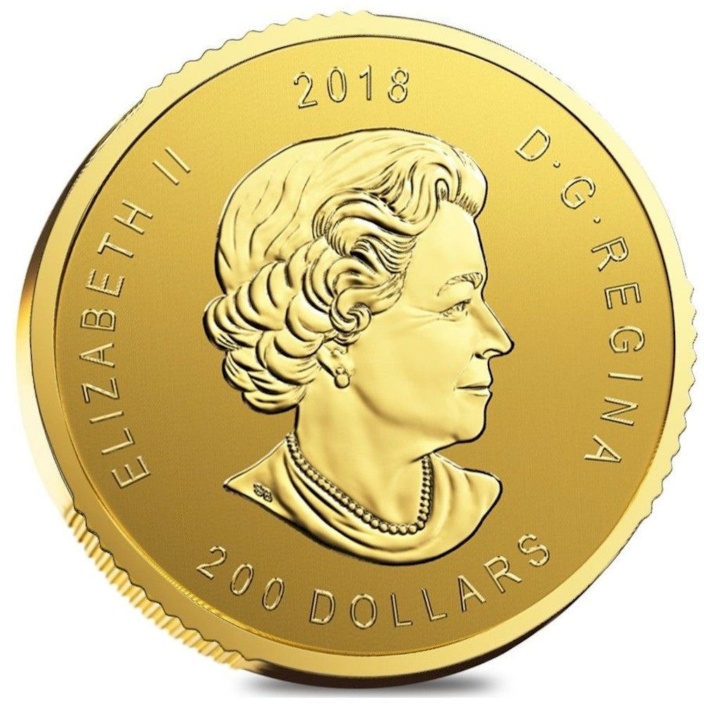 2018 Canada $200 Golden Eagle 1oz Gold (No Tax) Scrat. Packaging - NO Credit Card, Paypal