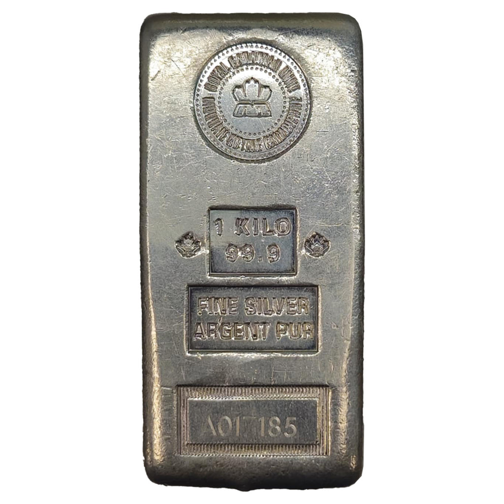 RCM KILO (1000g) Silver Bar (No Tax) Issues - No CREDIT CARD/PAYPAL.