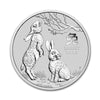 2023 Australia 50-Cents Year of the Rabbit 1/2oz Silver (No Tax) Light Rim Toning