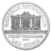 2013 Austria 1.50 Euro Philharmonic 1oz .999 Fine Silver (No Tax) Lightly Toned