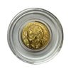 MPM Special Ed. Day of the Dead Rose Skull 1/100th Gold Round (No Tax) Cap. scuffed