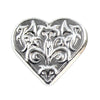 Beaver Bullion Heart 1oz. .999 Fine Silver (No Tax) Rubbing/Light Toning