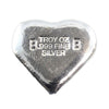 Beaver Bullion Heart 1oz. .999 Fine Silver (No Tax) Rubbing/Light Toning