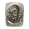 RSSC 1oz Skull Biker Bar .999 Fine Silver (No Tax)