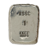 RSSC 1oz Skull Biker Bar .999 Fine Silver (No Tax)