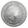 2014 Australia $1 Saltwater Crocodile 1oz Silver (No Tax) Rim/Edge Toning