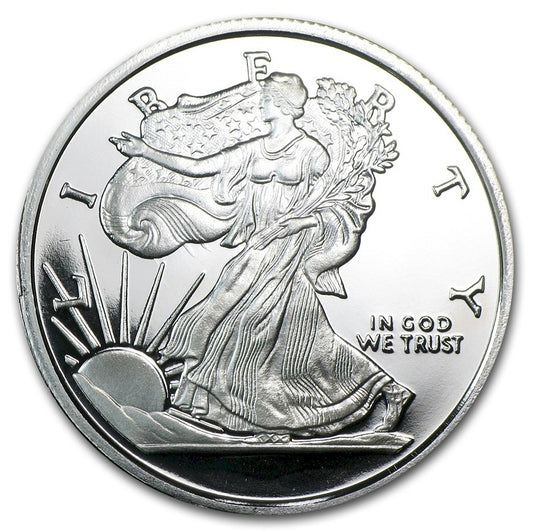 Walking Liberty 1/4oz. .999 Fine Silver Fractional Round - Various Mints (No Tax)