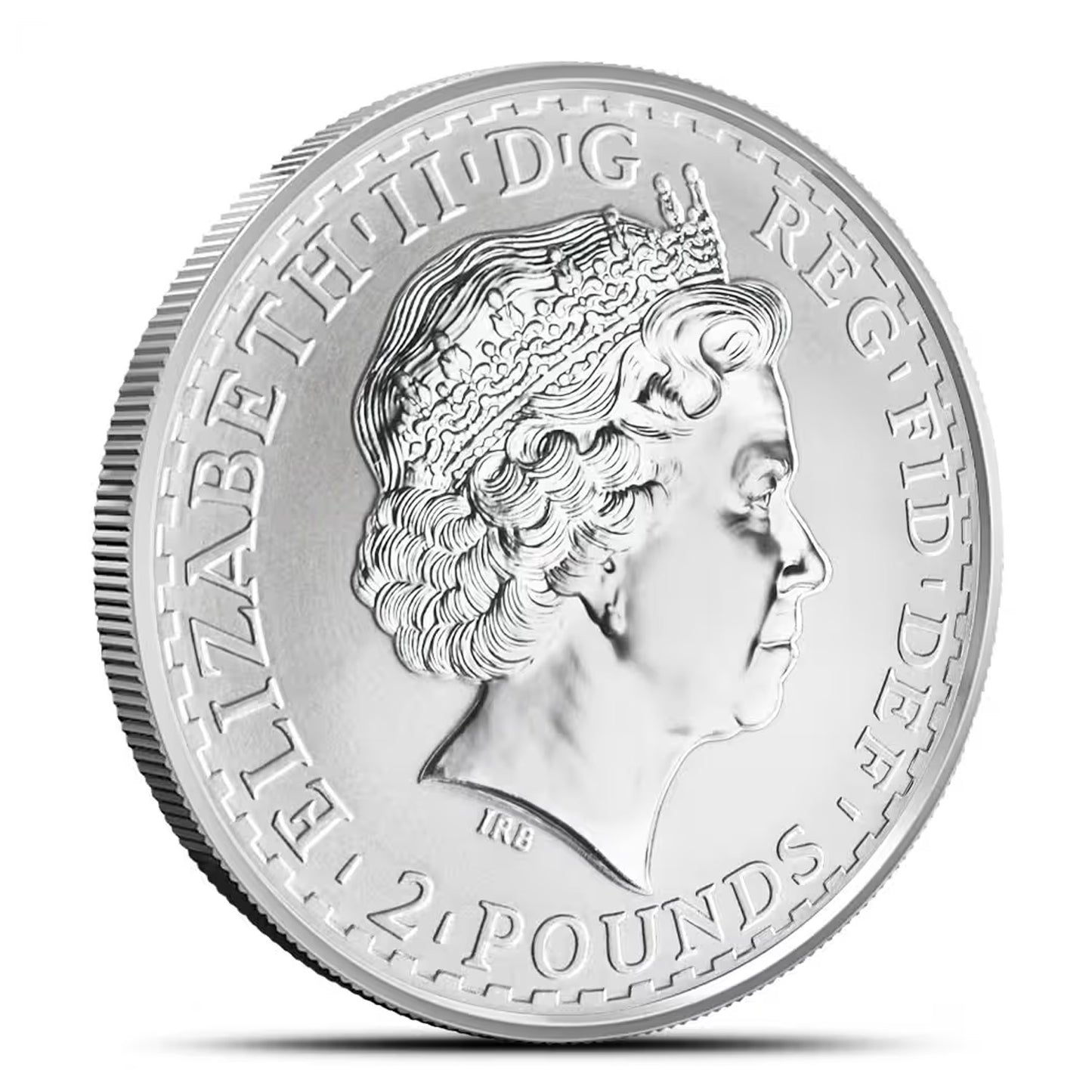 1998 Great Britain £2 Britannia 1oz .958 Fine Silver, SEALED (worn seal)