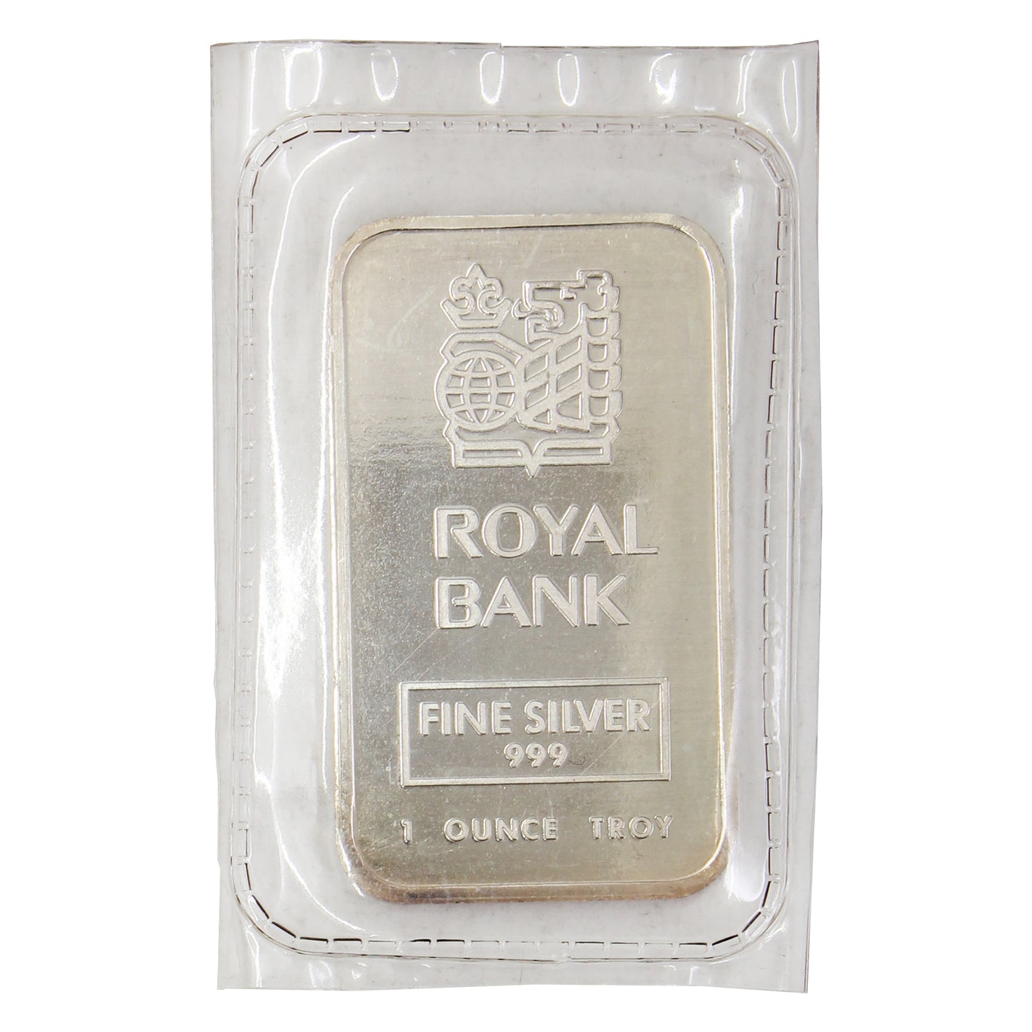 Vintage Royal Bank 1oz Silver Bar ~1989 by JM (<1,000 Mintage) No Tax - Toned