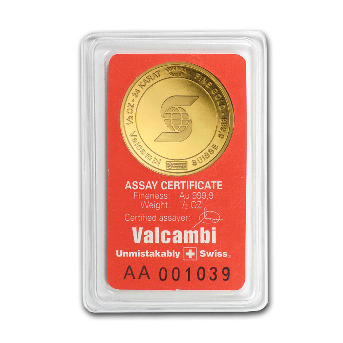 Valcambi Scotiabank 1/2oz Gold Round (No Tax) Scr Package - No Credit Card or Paypal