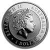 2016 Australia $1 Kookaburra 1oz Silver (No Tax) Light Toning/COIN ONLY