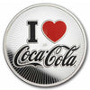 Coca-Cola® Colourized 140 Years Anniversary 1oz Silver Round (No Tax)