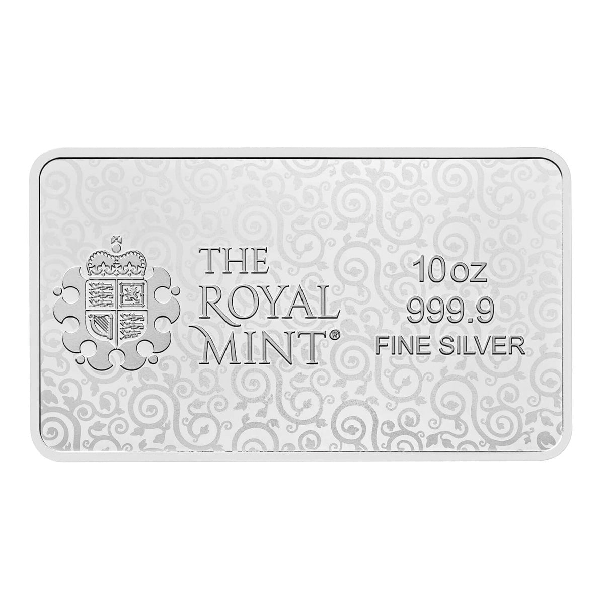 Royal Mint (2024) Una and the Lion 10oz Silver Bar (Horizontal) - No Tax