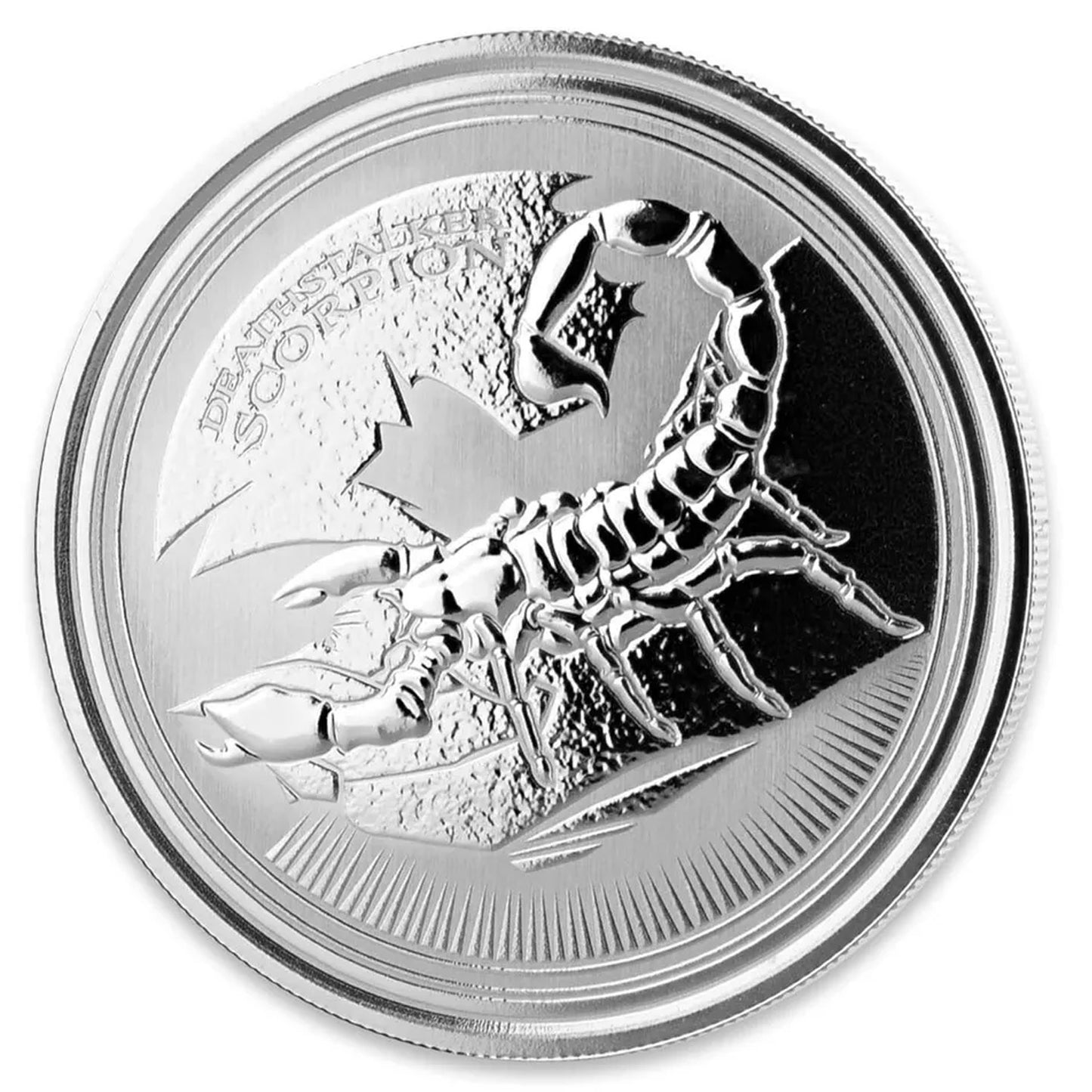 2017 Chad 500 Francs Deathstalker Scorpion 1oz. .999 Silver (No Tax) COIN ONLY