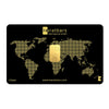 Karatbars International 1 gram .9999 Gold Bar in Card (No Tax) Lightly Toned