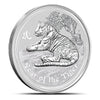 2010 Australia $1 Year of the Tiger 1oz .999 Silver (No Tax) Capsule Scr/Lightly Toned