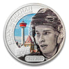 2017 $5 Coloured Upper Deck: Sean Monahan 1oz Silver (No Tax) May be lightly toned