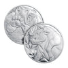 GSM Bull & Bear 1/2oz .999 Silver Fractional Round (No Tax)